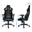 Cadeira noblechairs EPIC - Preto / Dourado image number null