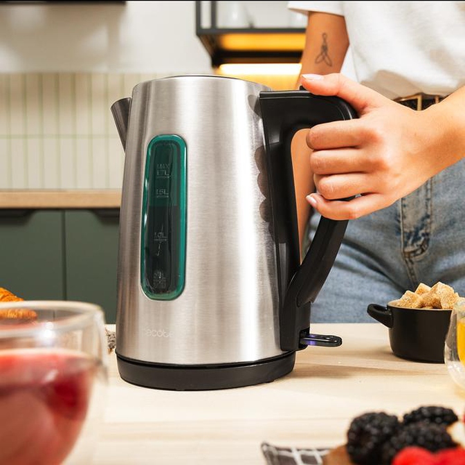 Chaleira El&eacute;trica Cecotec ThermoSense 210 Steel image number 3