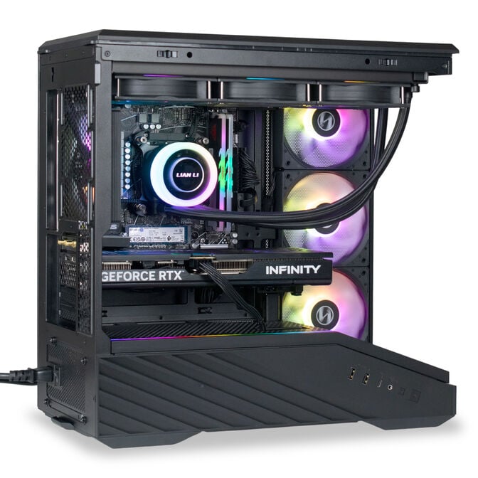 Computador AURA Gamer-PC Lian Li Ryzen 5 7500F 32GB DDR5 1TB RTX 5060 Ti 16GB WiFi W11 image number 2
