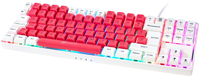 Teclado Mec&acirc;nico GAMIAC TKL RGB90G Kailh Blue Branco/Rosa (PT) image number 3