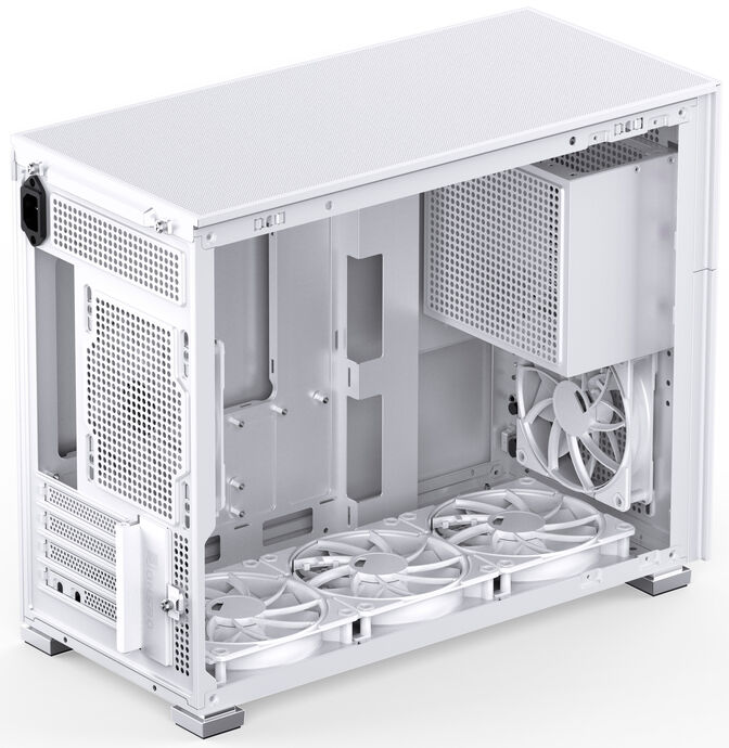 Caixa Micro-ATX Jonsbo D31 MESH com Visor Vidro Temperado Branco image number 5