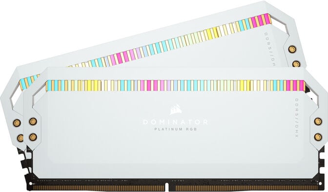 Corsair Kit 32GB (2 x 16GB) DDR5 5600MHz Dominator Platinum RGB White CL36 image number 3