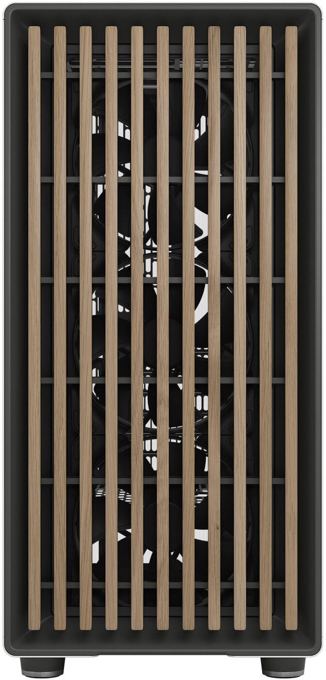 Caixa E-ATX Fractal Design North XL Chalk White TG Clear Reverse Connector image number 5