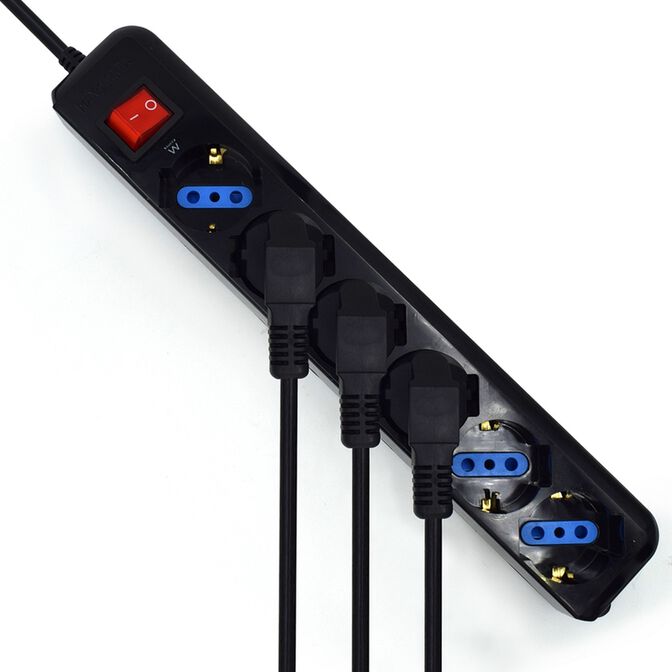 R&eacute;gua Ewent para UPS 6 Tomadas 1.5 M image number 2