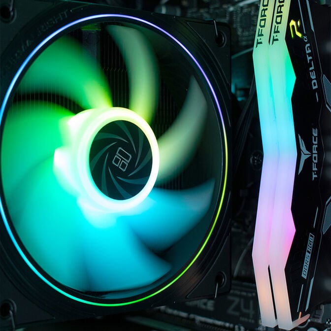 Computador AURA Gamer-PC Ryzen 5 7500F 16GB DDR5 512GB RTX 5060 WiFi W11 image number 4