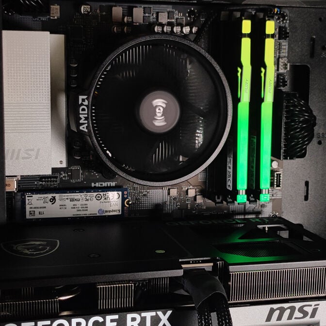 Computador AURA Gamer-PC TEAM 7 EDITION Ryzen 5 7500F 32GB DDR5 1TB RTX 5070 WiFi W11 image number 7