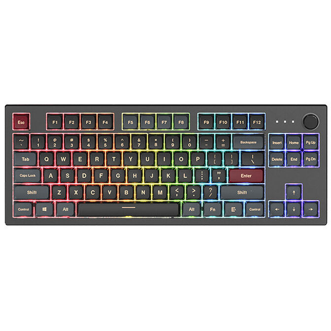 Teclado Montech Darkness TKL ,Hot-swappable, GateronG Pro 2.0 Red Switch, RGB, PBT - Mec&acirc;nico (PT) image number 0