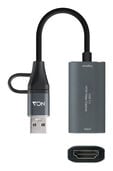 Placa de Captura de V&iacute;deo/&Aacute;udio Nanocable HDMI 4K/30Hz USB-C/USB-A image number null