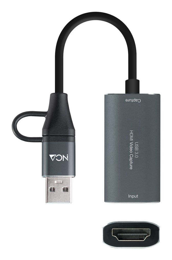 Placa de Captura de V&iacute;deo/&Aacute;udio Nanocable HDMI 4K/30Hz USB-C/USB-A image number 1