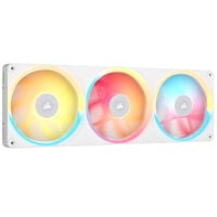 Ventoinha Corsair iCUE Link LX360-R RGB PWM Branca 120mm (Pack 3)