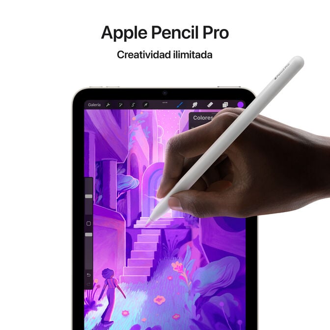 Tablet Apple iPad mini A17 Pro 8.3" Wi-Fi + Cellular 512GB Luz das Estrelas Liquid Retina image number 4