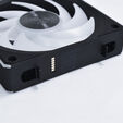 Ventoinha Lian Li UNI FAN CL120 Wireless RGB PWM Preto 120mm image number null