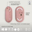 Rato Logitech Pebble 2 M350s Bluetooth Tonal Rose image number null