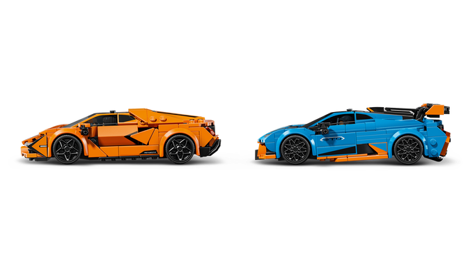 LEGO Speed Champions: Lamborghini Revuelto e Hurac&aacute;n STO, 607 Pe&ccedil;as (77238) image number 4