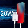 Carregador Ewent USB-C / QC3.0 Fast Charger 20W Branco image number null