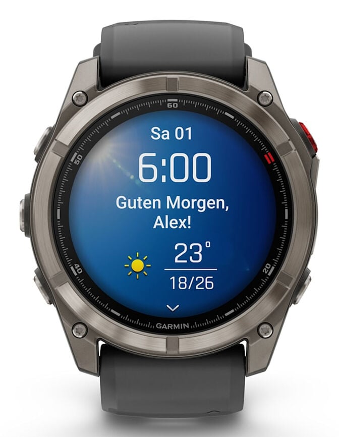 Smartwatch Garmin Fenix 8 Pro AMOLED 51mm Cinzento image number 8
