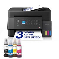 Impressora Multifun&ccedil;&otilde;es a Jato de Tinta EPSON EcoTank ET-4900 Cores WiFi