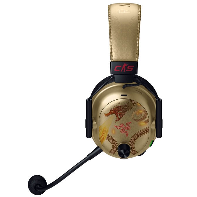 Headset Razer BlackShark V3 Pro Wireless/Bluetooth Preto Counter-Strike 2 Ed. image number 4