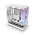Caixa E-ATX NZXT H9 Flow RGB Branca (2025) Vidro Temperado image number null