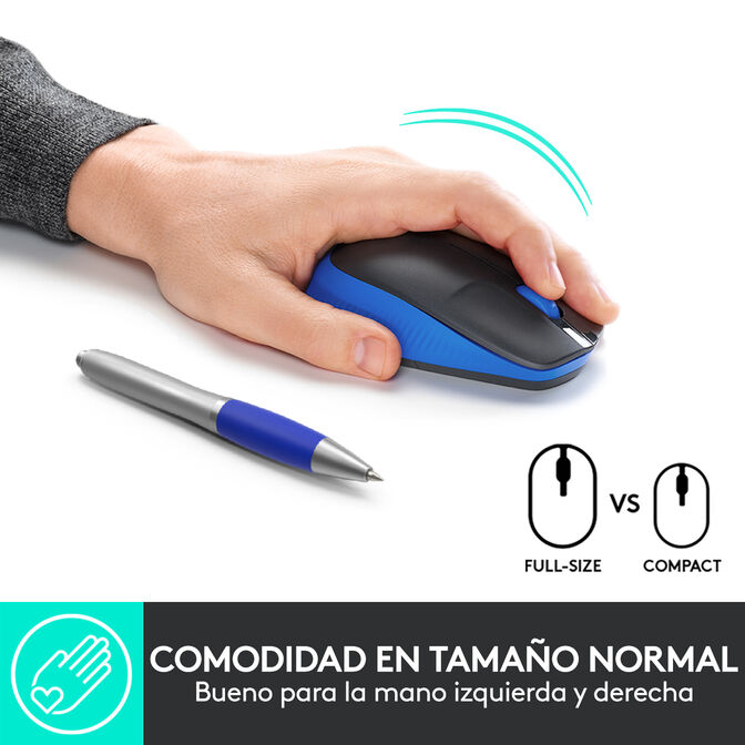 Rato Logitech M190 1000DPI Wireless Azul image number 12