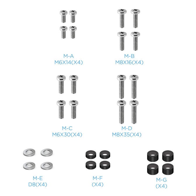 Suporte de Parede Tooq Tilt 6 Pivots 32" a 80" Max. 40kg Preto image number 3
