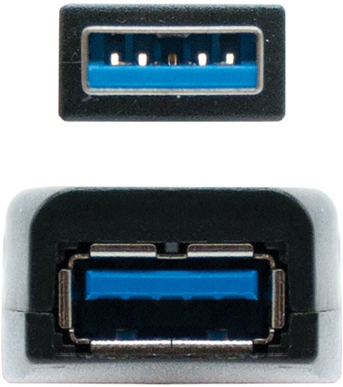 Cabo USB 3.0 Nanocable Extens&atilde;o USB-A M/F 15 M Preto image number 2