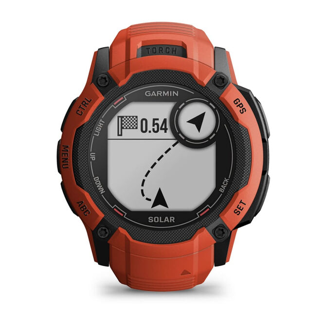 Smartwatch Garmin Instinct 2X Solar 50mm Vermelho image number 2