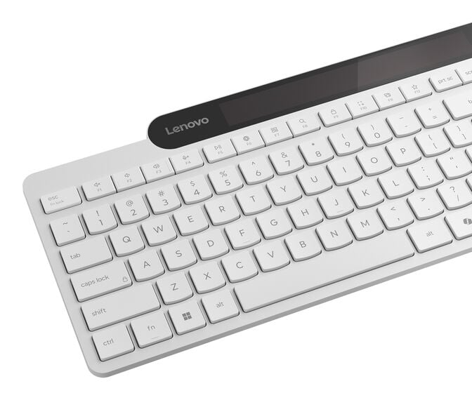 Teclado Lenovo 800 Auto-Carreg&aacute;vel BT Branco image number 4