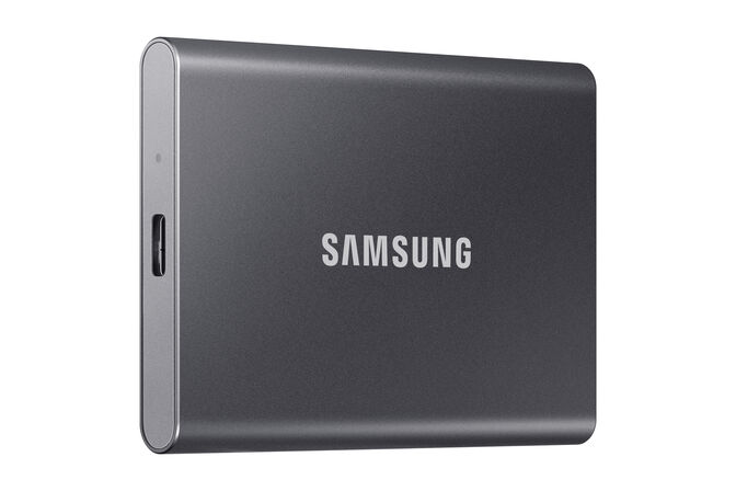 SSD Externo Samsung T7 2TB USB3.2 Gen2 Preto (1050/1000MB/s) image number 1