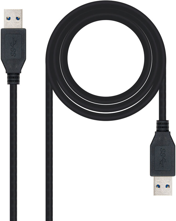 Cabo USB 3.0 Nanocable USB-A M/M 2 M Preto image number 0