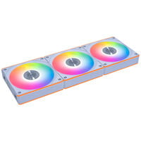 Ventoinha Lian Li UNI FAN CL120 FLEX Wireless RGB Reverse Blade PWM Branco 120mm (Pack 3)