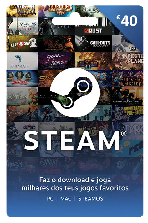 Cup&atilde;o MSI - Steam Card 40&euro; via msi.com