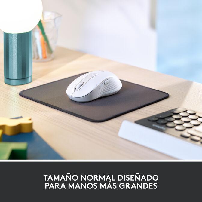 Rato Logitech Signature M650 L Wireless Off-White image number 8