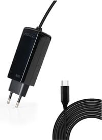 Carregador de Port&aacute;til GaN Tooq USB-C PD 100W Preto