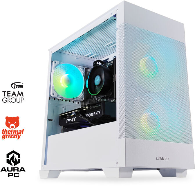 Computador AURA Gamer-PC Ryzen 5 7500F 32GB DDR5 1TB RTX 4070 SUPER WiFi W11 Bonus
