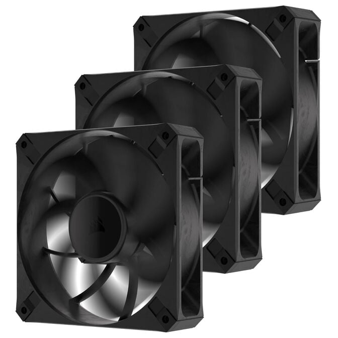 Ventoinha Corsair RS120 MAX 2000RPM PWM Preta 120mm (Pack 3) image number 2