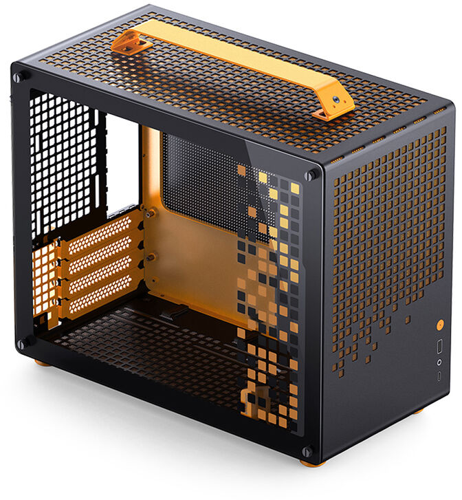 Caixa Micro-ATX Jonsbo Z20 Preto/Laranja image number 1