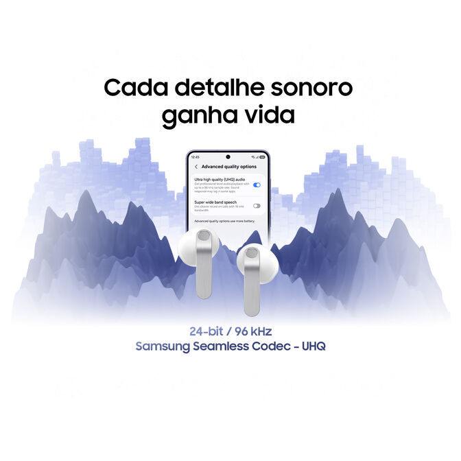 Earbuds Samsung Galaxy Buds 4 Bluetooth Preto image number 3