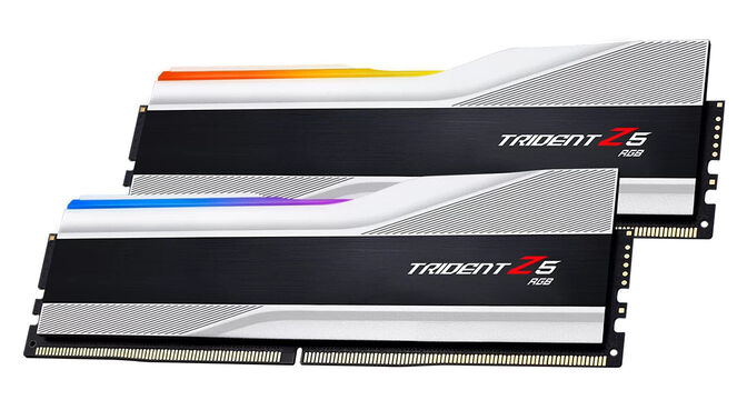 G.Skill Kit 32GB (2 x 16GB) DDR5 6000MHz Trident Z5 RGB CL36 Silver - F5-6000J3636F16GX2-TZ5RS image number 3