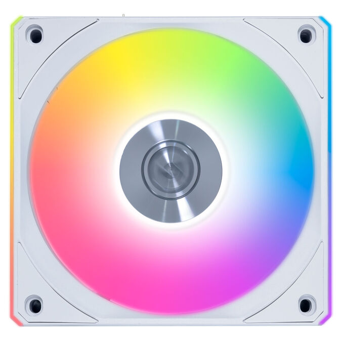 Ventoinha Lian Li UNI FAN CL120 FLEX Wireless RGB Reverse Blade PWM Branco 120mm image number 2
