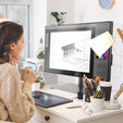 Monitor BenQ Creative Pro 31.5" PD3225U IPS Black 4K 60Hz 5ms Thunderbolt 3 DisplayHDR 400 USB-C (PD 85W) image number null