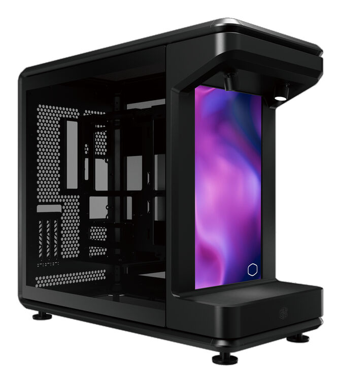 Caixa E-ATX Cooler Master MasterFrame 360 Stage LCD Preta image number 0