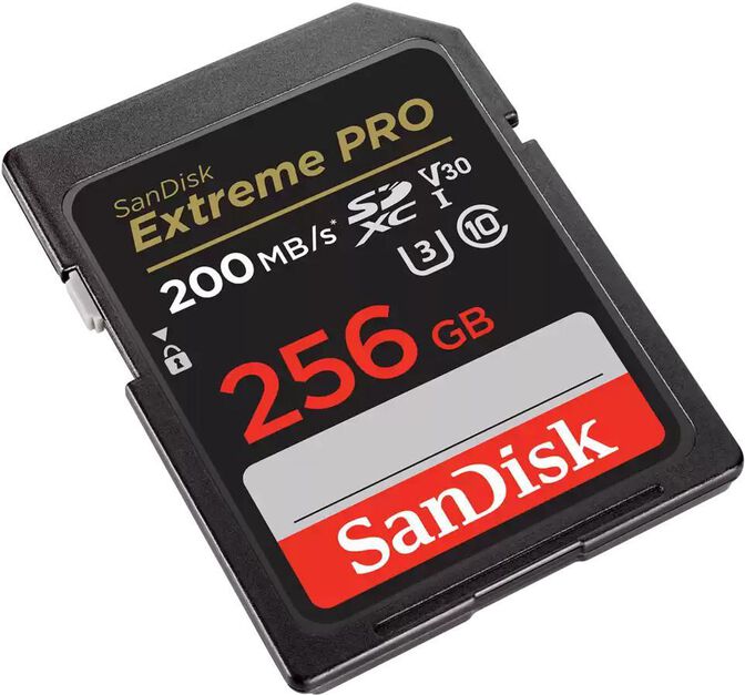 Cart&atilde;o SanDisk Extreme Pro SDXC UHS-I C10 U3 V30 256GB image number 2
