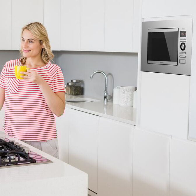 Micro-ondas de Encastre Cecotec GrandHeat 2090 Built-In Steel Prateado 800W 20L image number 2