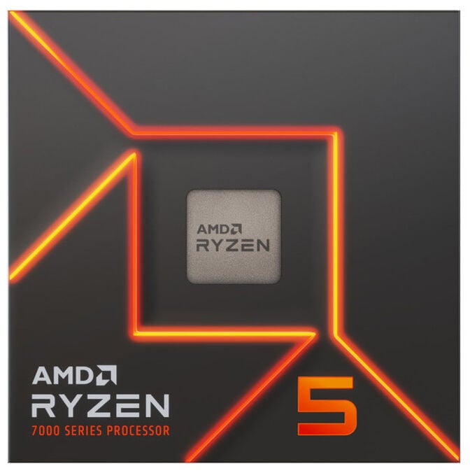 Processador AMD Ryzen 5 7600 6-Core (3.8GHz-5.1GHz) 38MB AM5 image number 1