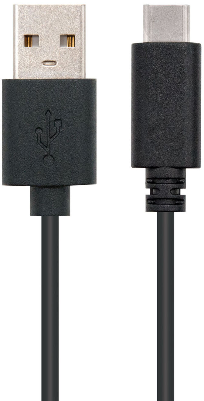 Cabo USB 2.0 3A Nanocable USB-C/M > USB-A/M 3 M Preto image number 1
