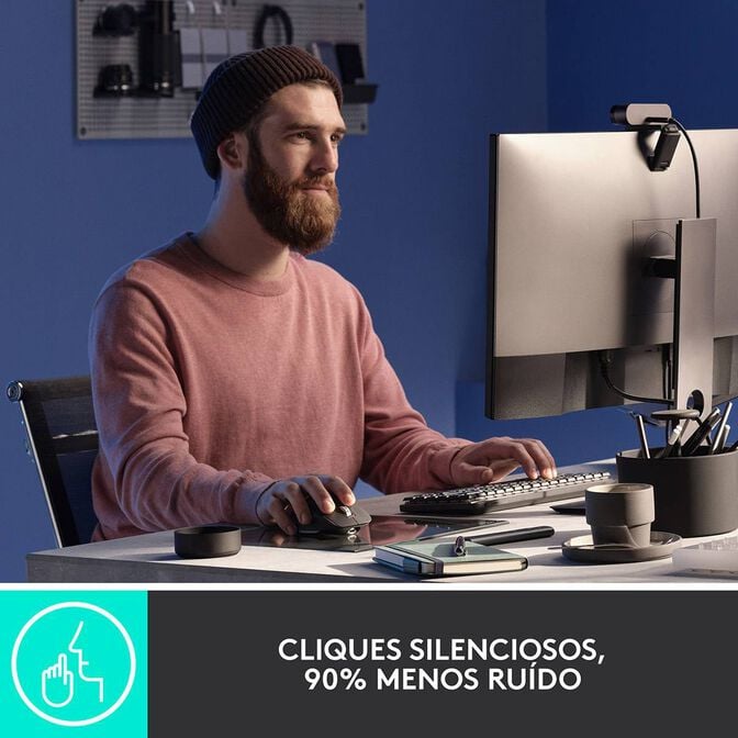 Rato &Oacute;ptico Logitech MX Master 3S Advanced Bluetooth Edition 8000DPI Graphite image number 3