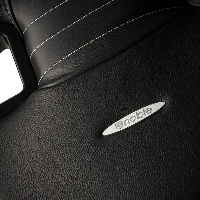 Cadeira noblechairs EPIC Real Leather - Preto / Branco / Vermelho image number 15
