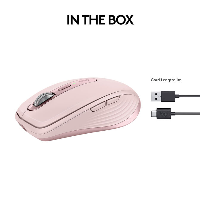 Rato Logitech MX Anywhere 3S Wireless Rosa image number 8