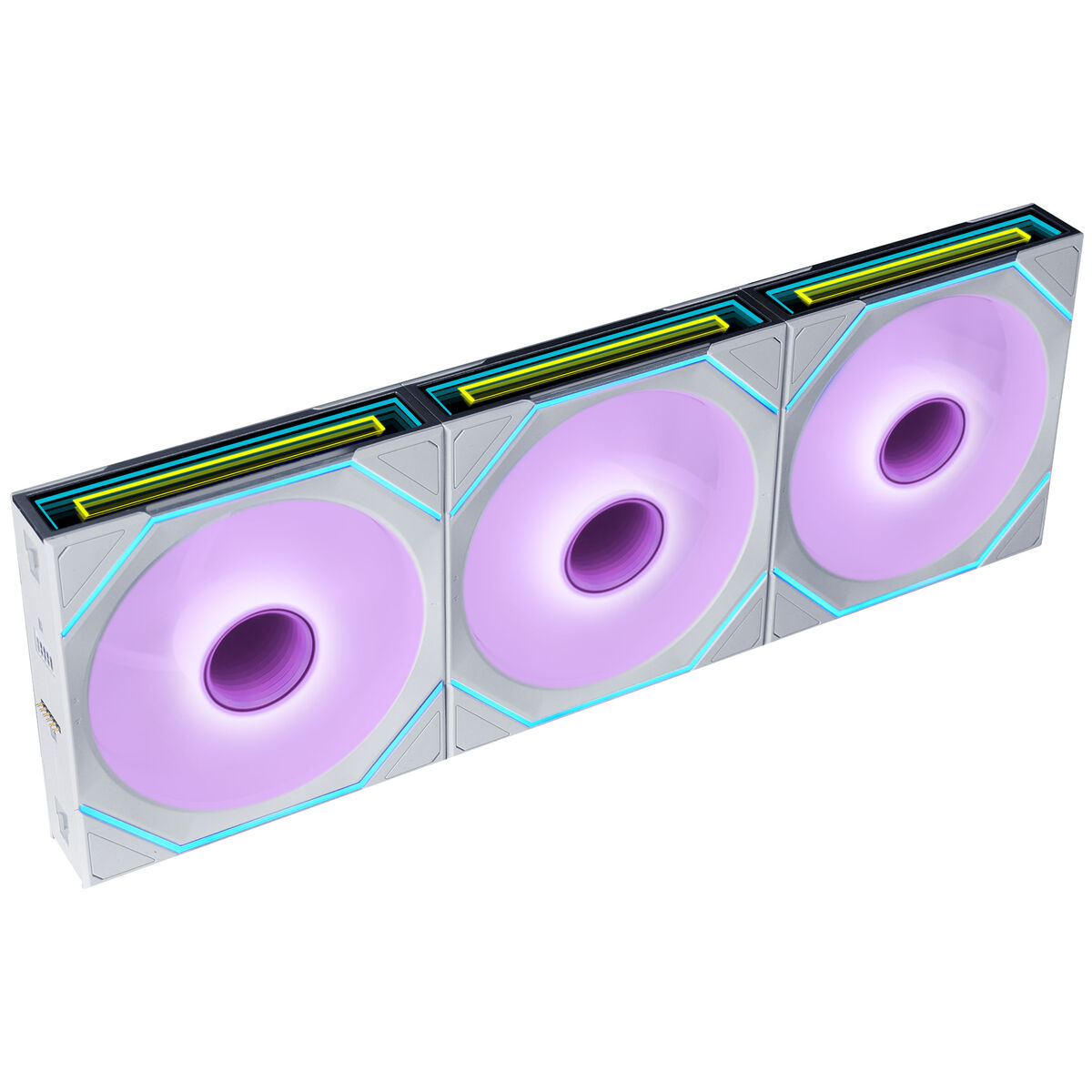 Ventoinha Lian Li UNI FAN SL120 Infinity FLEX Wireless Branco 120mm (Pack 3)